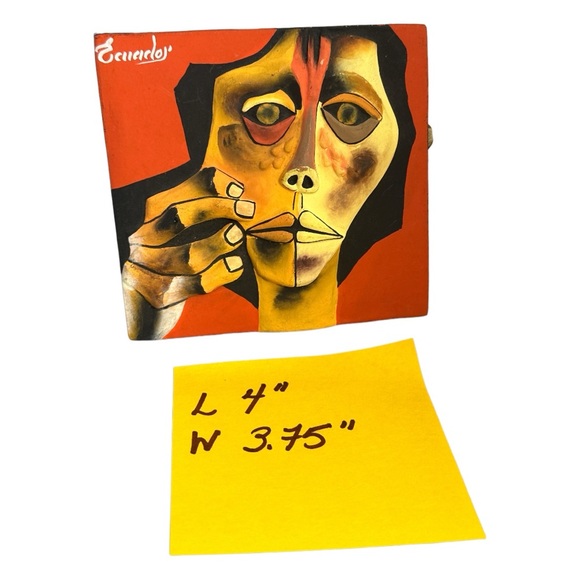 Two Stunning Vintage 3D Terracotta Artworks by Oswaldo Guayasamin, Ecuador - Picture 12 of 15